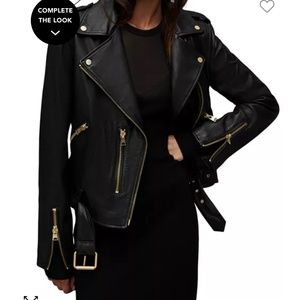 ALLSAINTS Balfern Biker Jacket SIZE US 4